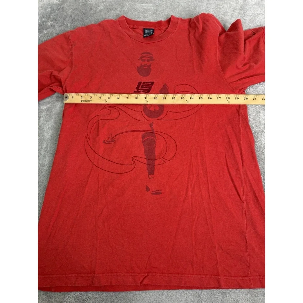 Vintage Y2K Nike LeBron James Short Sleeve T Shirt Men's Size Medium Red